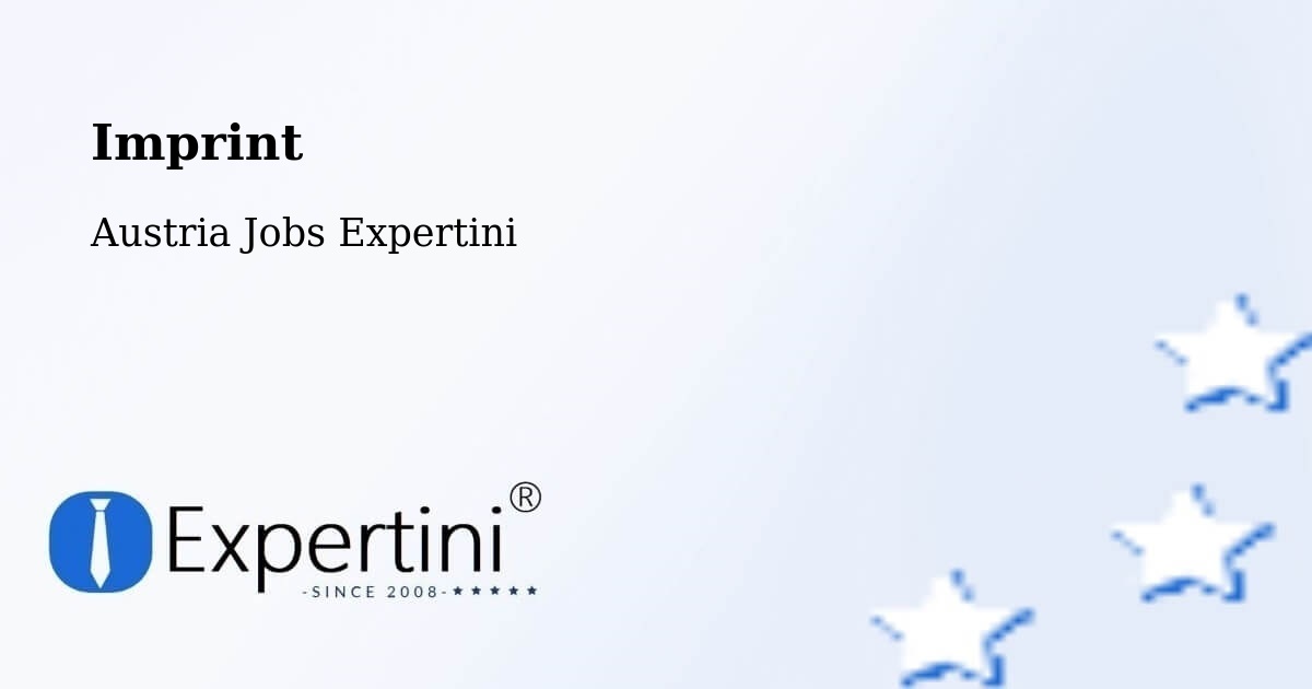 Imprint – Friesach - Austria Jobs Expertini